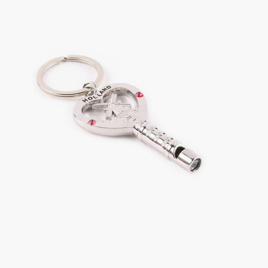 Keychain Whistle Holland Silver