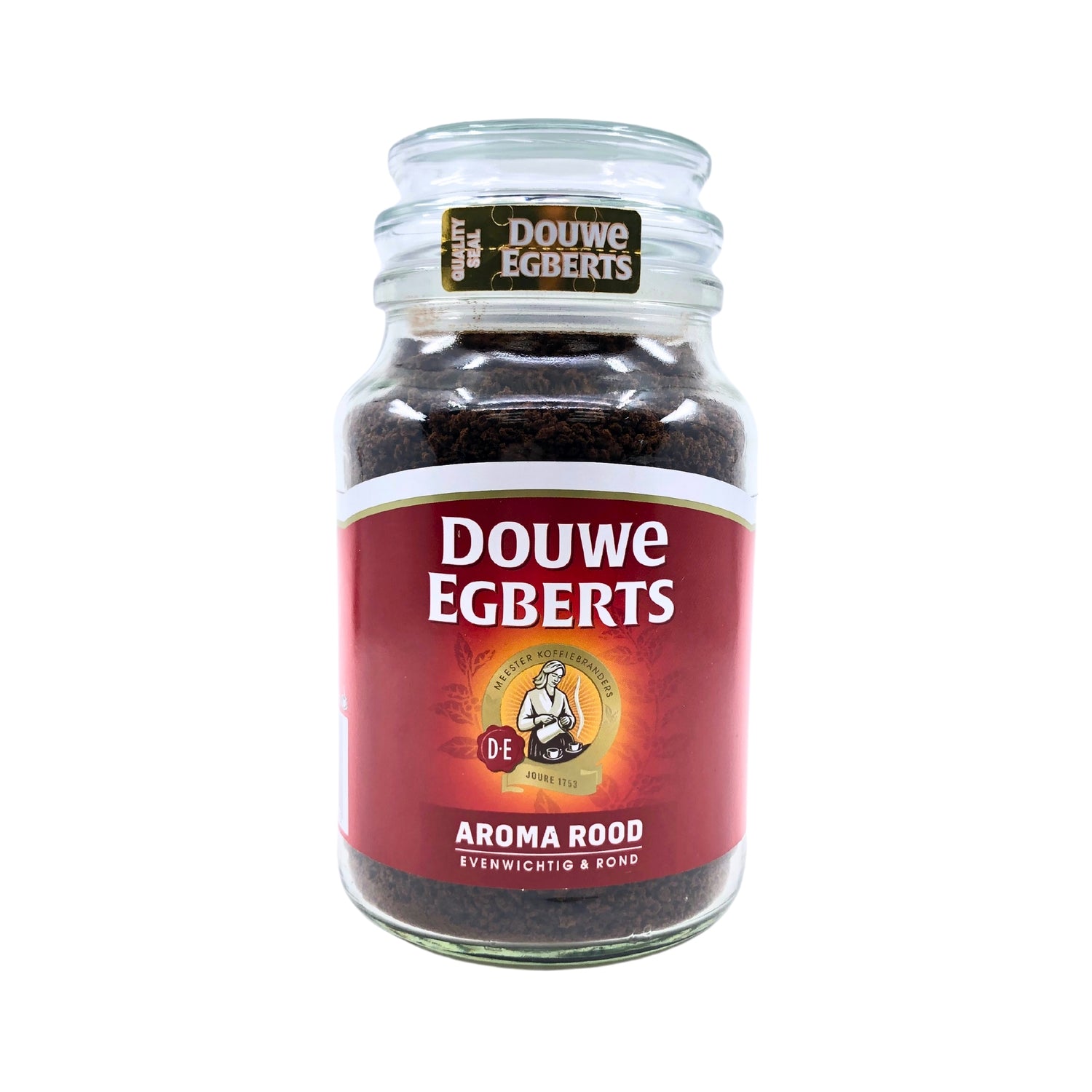 Douwe Egberts Instant Aroma Rood coffee 7 oz jar