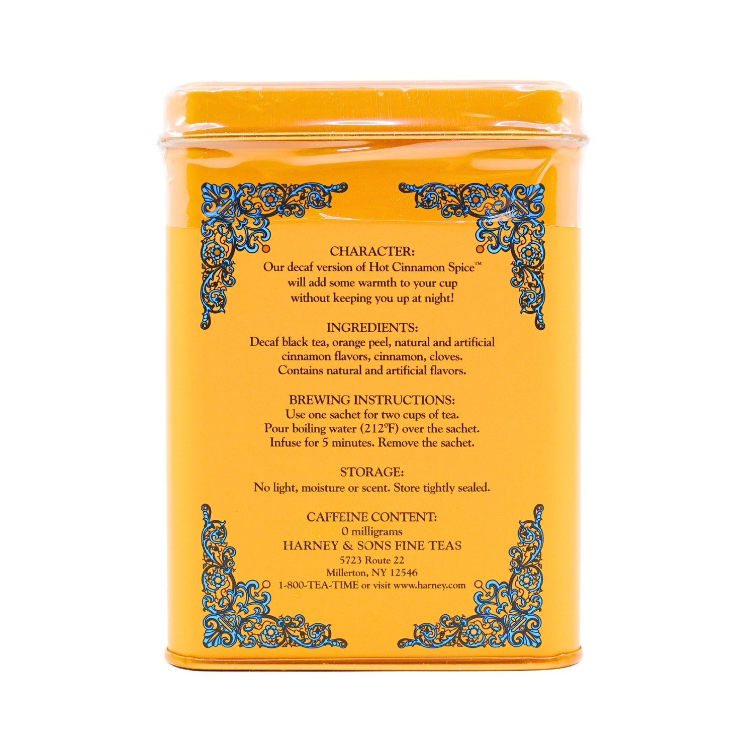 Harney & Sons Decaf Hot Cinnamon Tea 20 Ct Tin