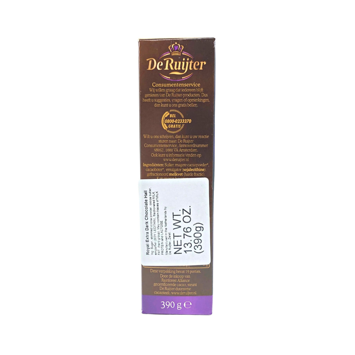 De Ruijter Royal Extra Dark Sprinkles 13.4 oz