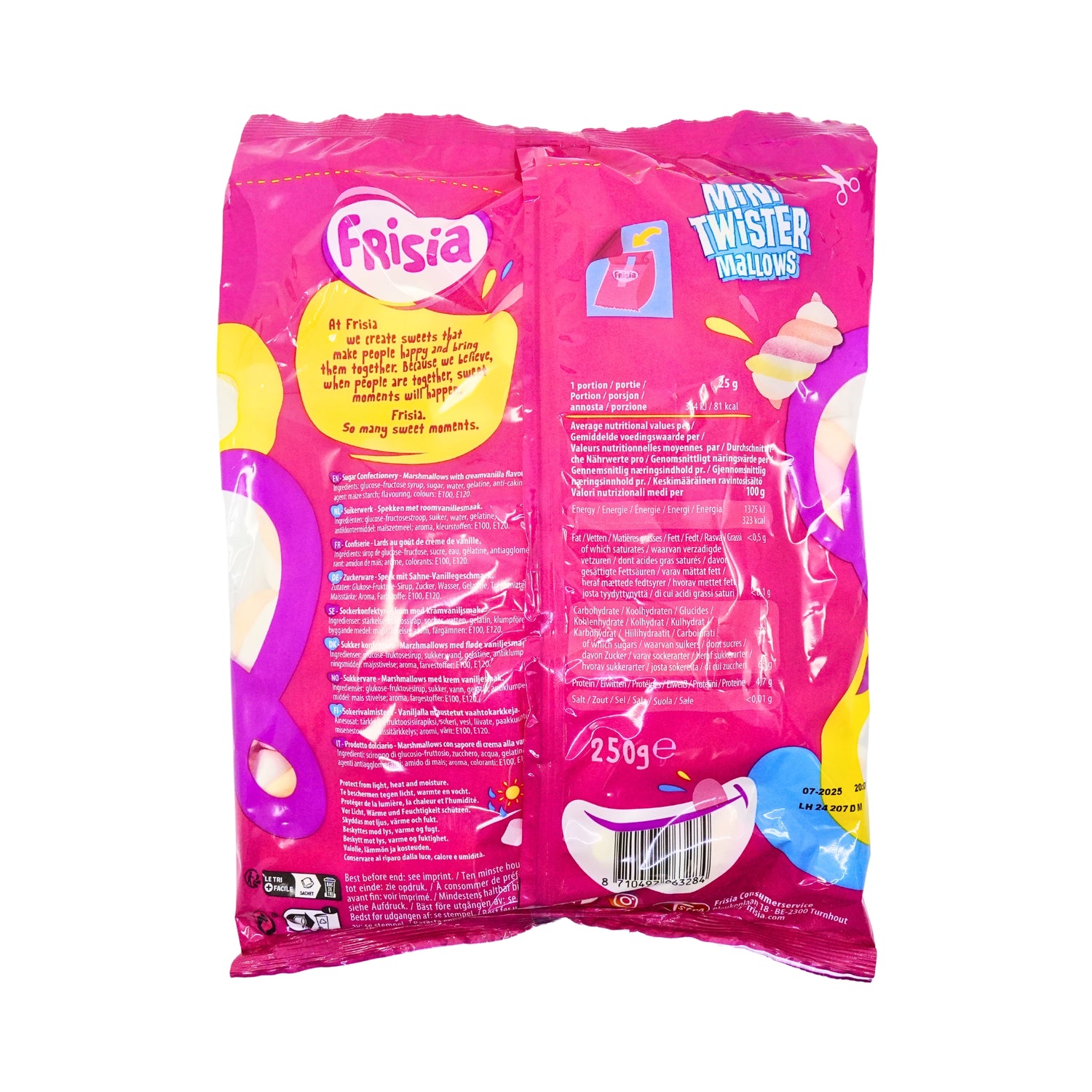 Frisia Mini Marshmallow Twisters 8.8oz bag