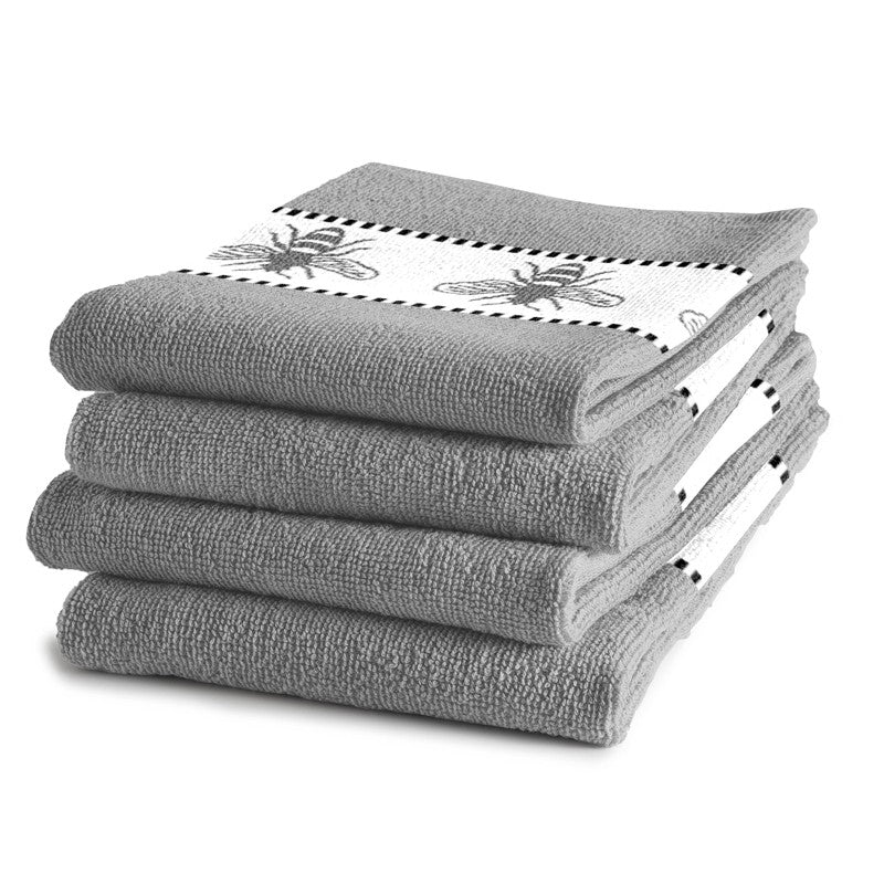 DDDDD Honey Hand Towel Grey 20x22 inch