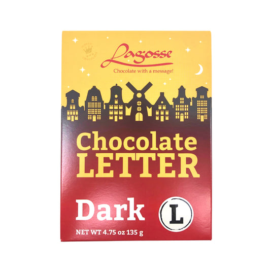 Lagosse Large Dark L Chocolate Letter 4.7oz