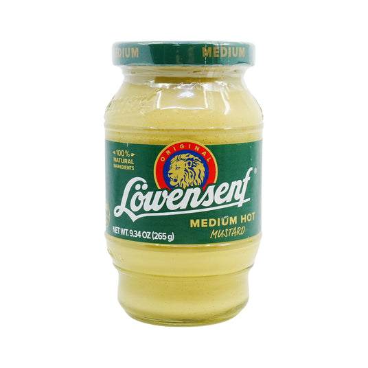 Lowensenf Medium Hot Mustard 10 oz