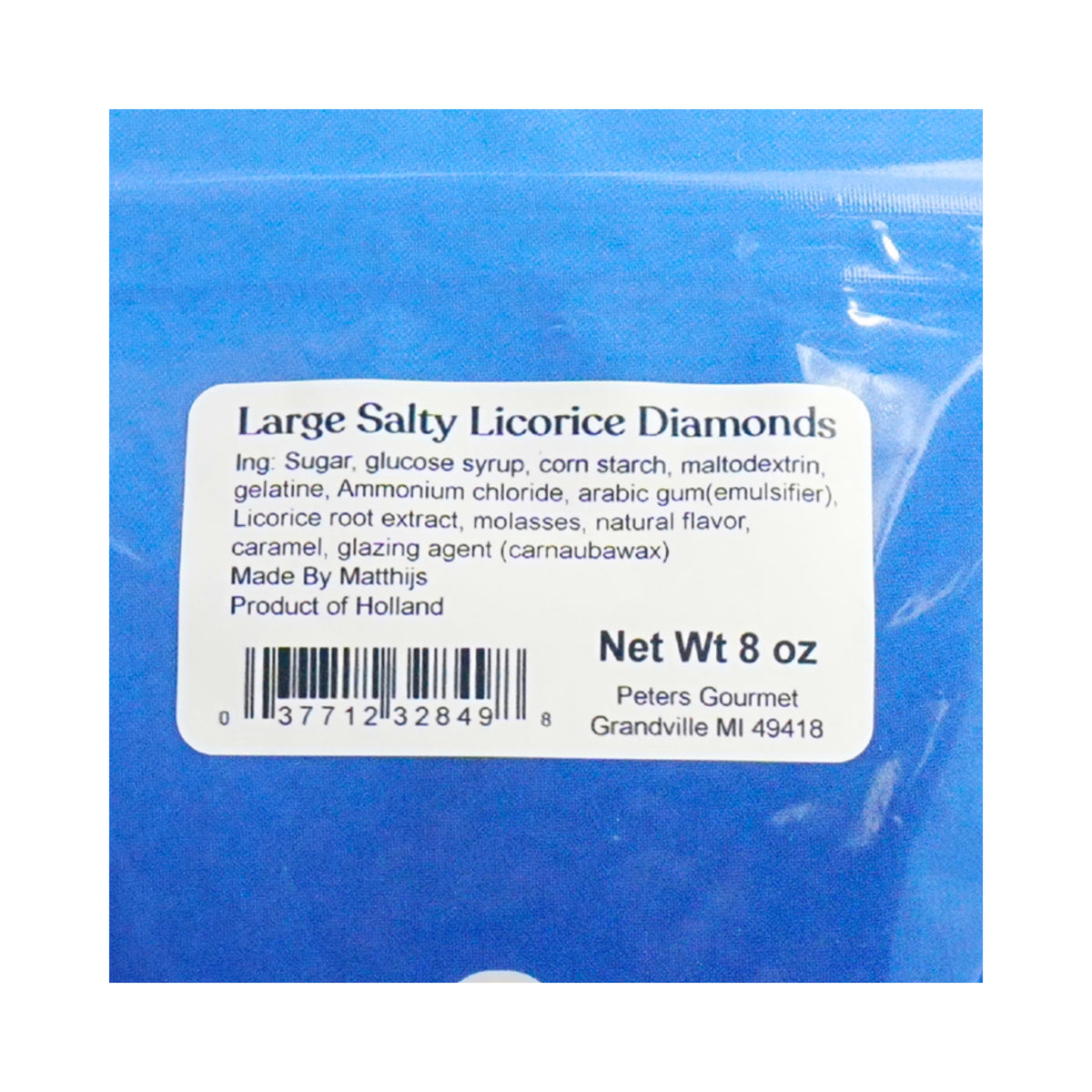 Dutch Hutch Large Salty Diamonds 8oz bag