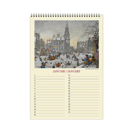 Anton Pieck Havens - Harbor views Birthday calendar