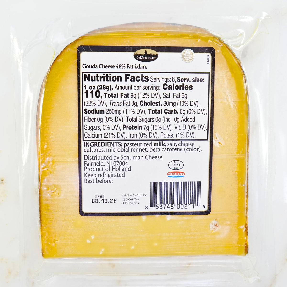 Old Amsterdam 6 oz wedge Aged Gouda Cheese