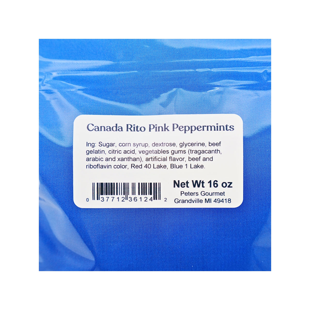 Dutch Hutch Canada Rito Pink Wintergreen Mints 1lb Bag