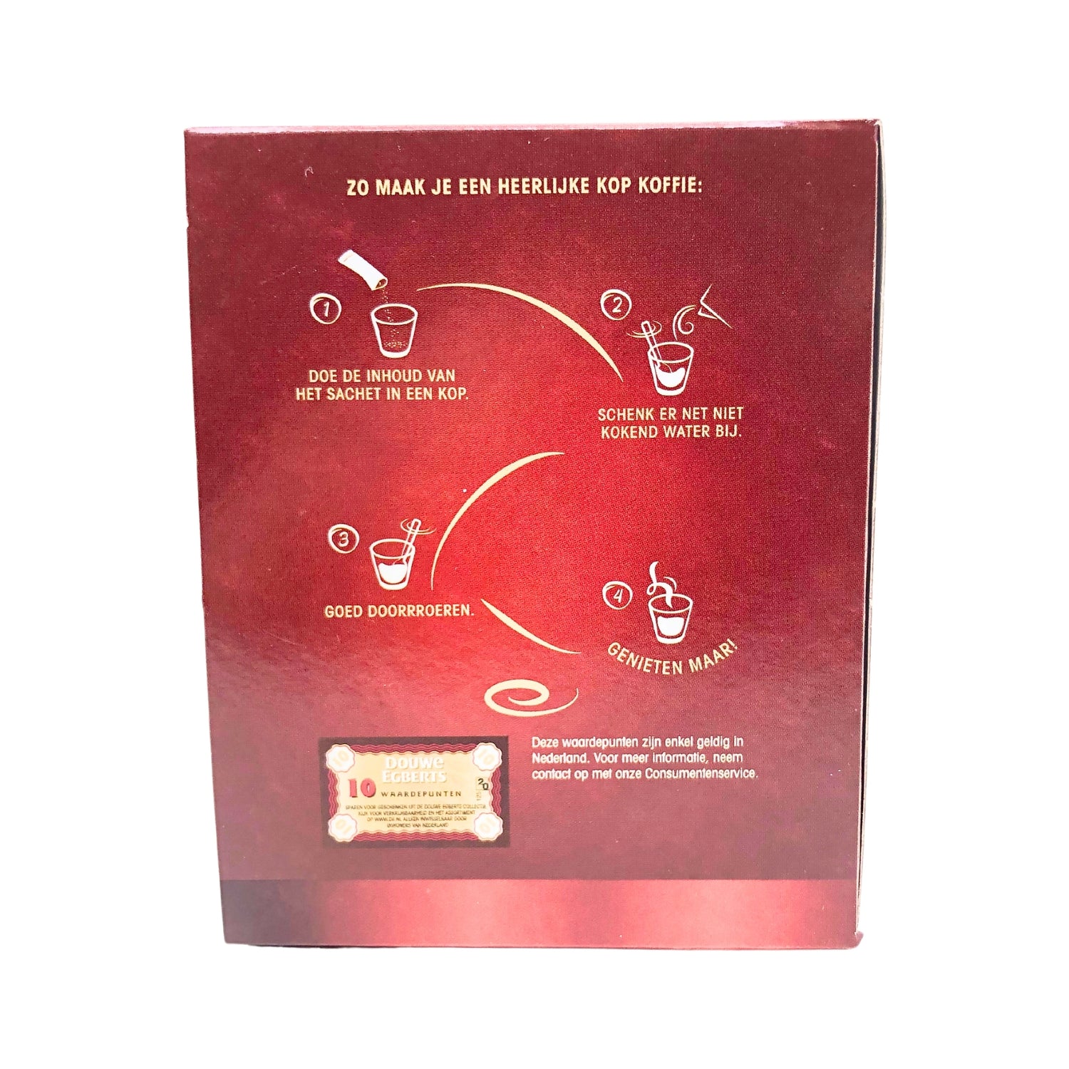 Douwe Egberts Aroma Instant Coffee Sticks 25 ct box