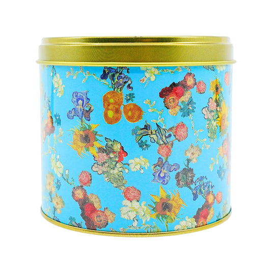 Van Gogh Flower Bouquet Tin EMPTY