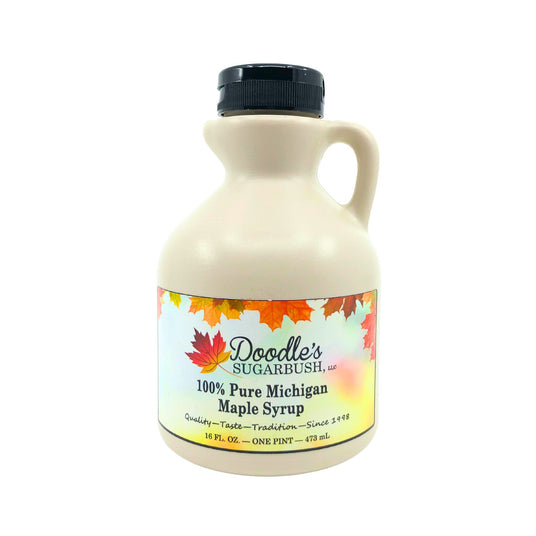 Doodles 100 % Pure Maple Syrup Plastic Jar16 oz