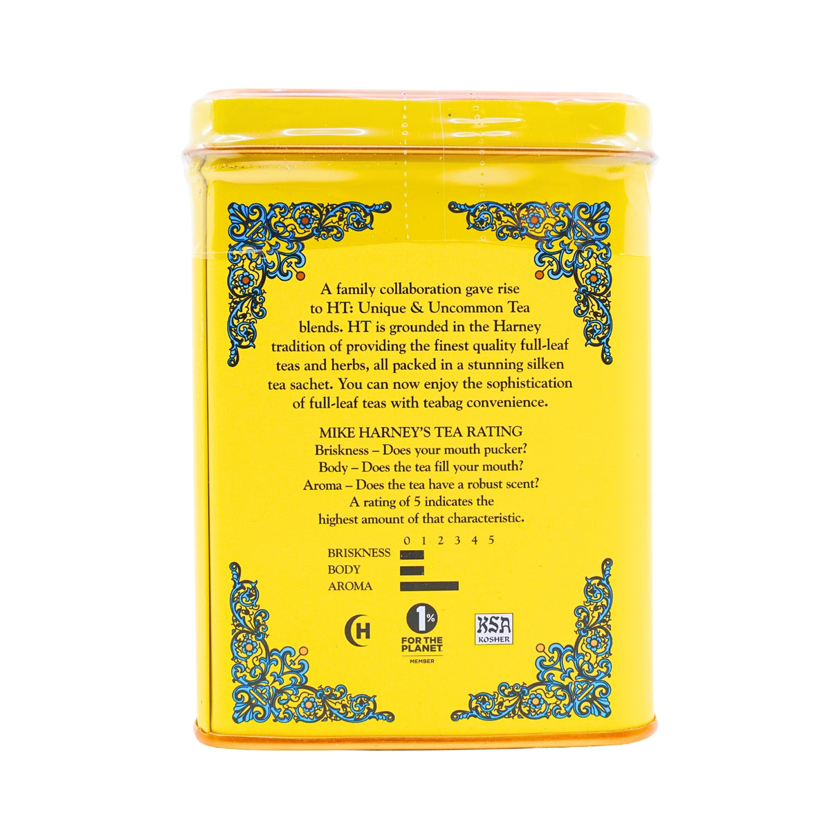Harney & Sons Chamomile and Lavender Yellow & Blue 20 Ct Tea Tin