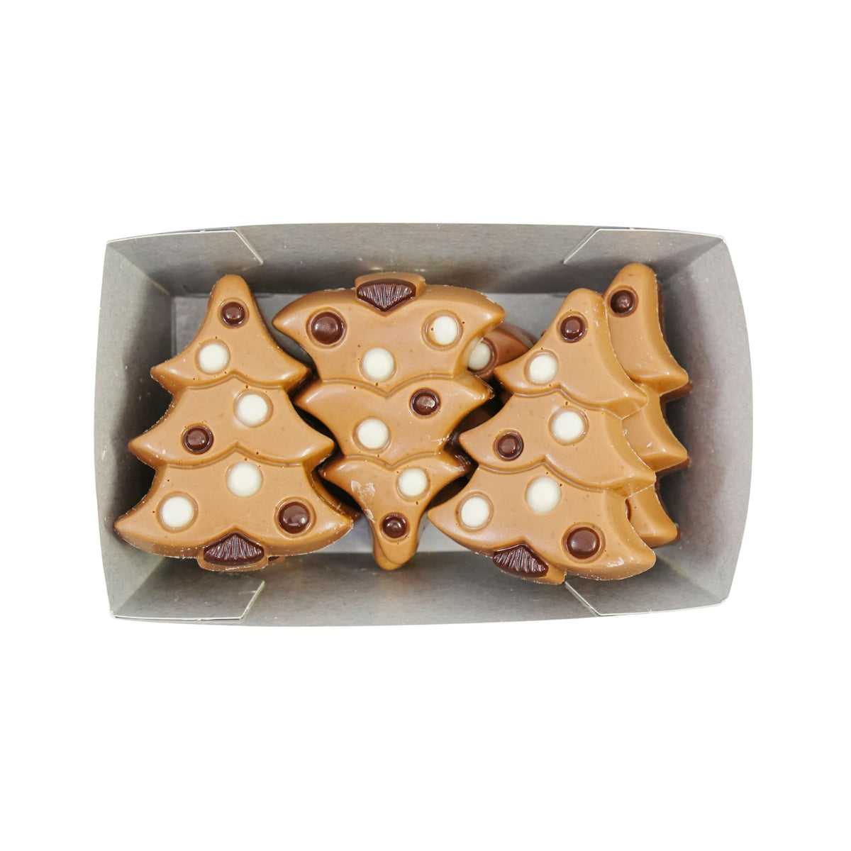 Martinez Milk Chocolate Caramel Seasalt Christmas Trees 4.7oz