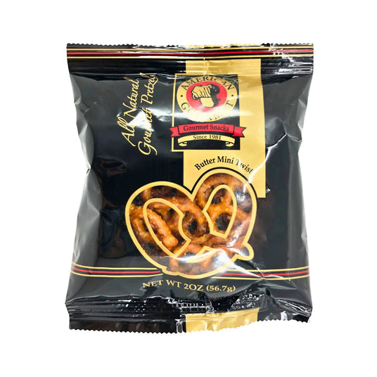 American Gourmet Butter Twist Pretzel 2 oz