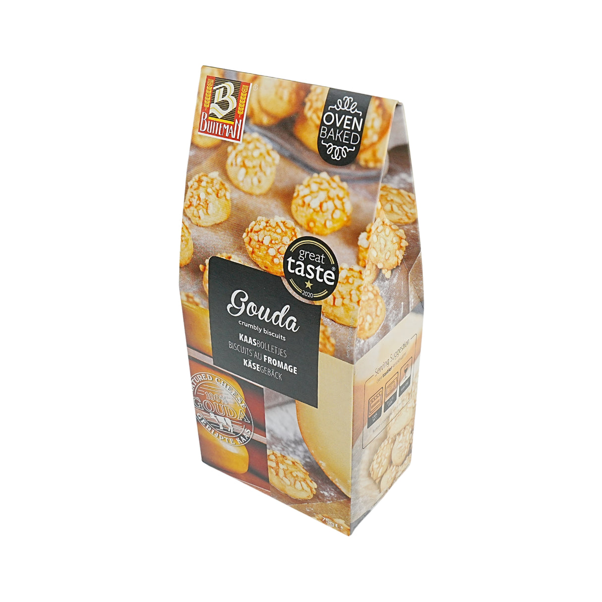 Buiteman Savory Gouda Cheese Biscuits 2.5 oz