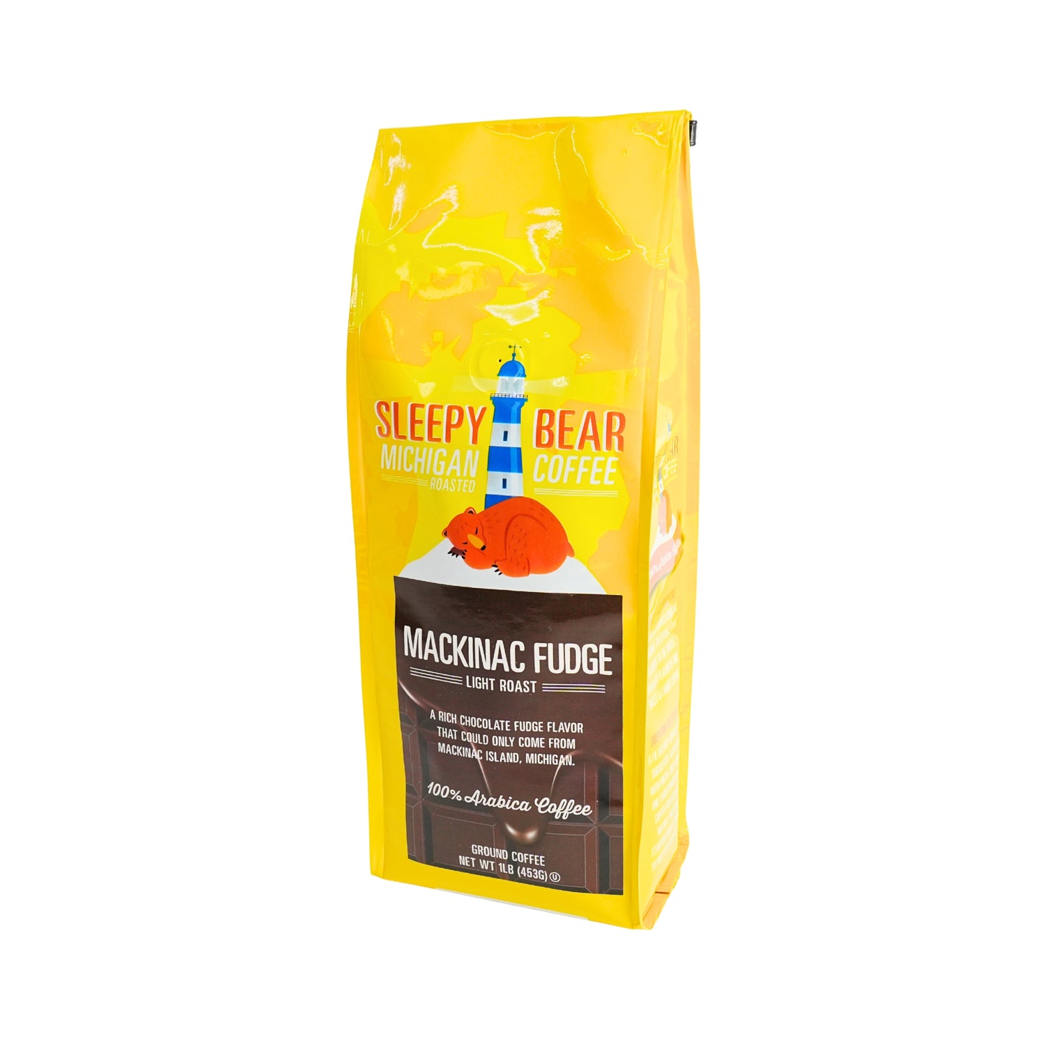Sleepy Bear Mackinaw Fudge Ground Coffee 16oz
