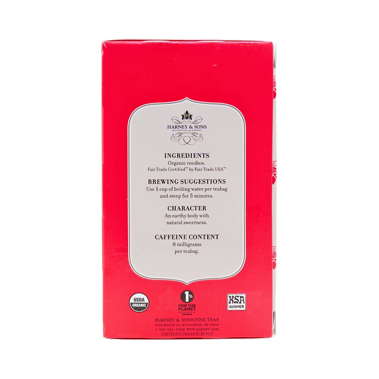 Harney & Sons Organic Rooibos Tea 20 Ct Box