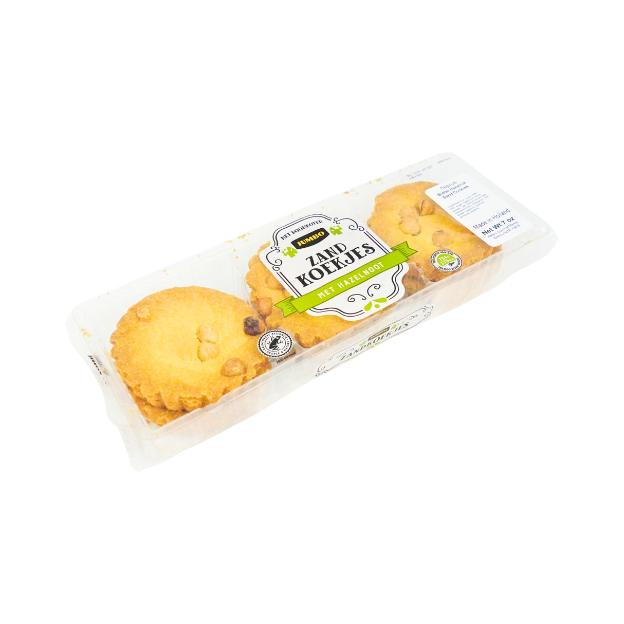 Jumbo Nipius Hazelnut Sand cookies 7 oz