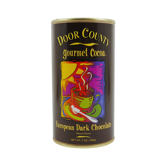 Door County Coffee European Dark Chocolate Hot Chocolate Canister 7 oz