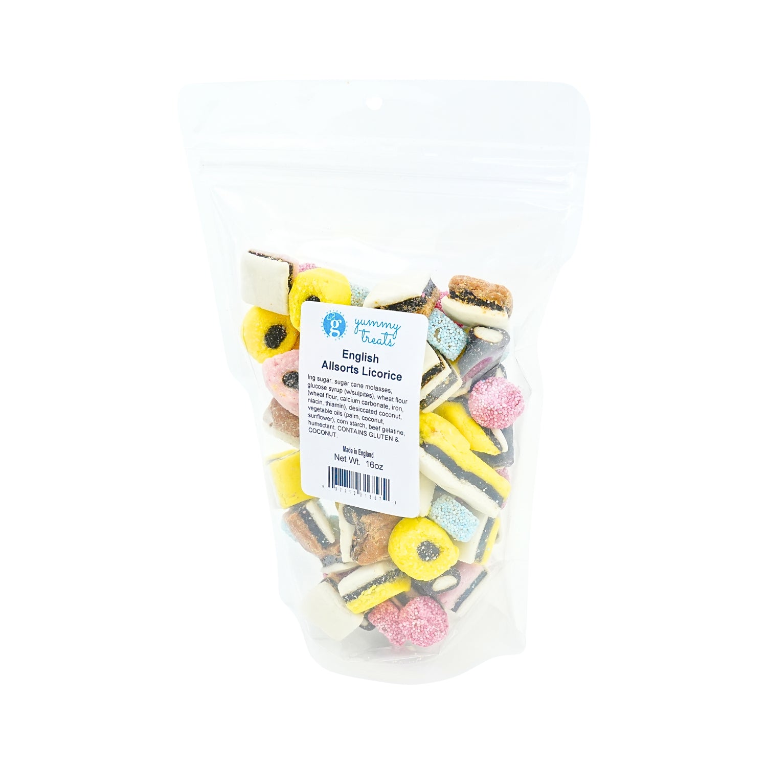 Dutch Hutch  Allsorts English Licorice 1 lb  by Gustafs