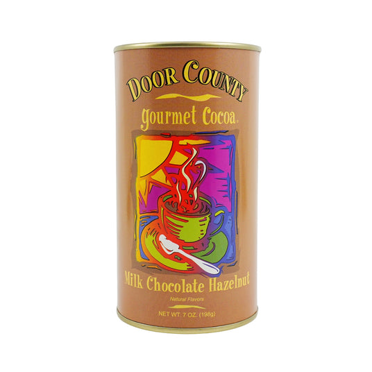 Door County Coffee Milk Chocolate Hazelnut Hot Cocoa Canister 7 oz