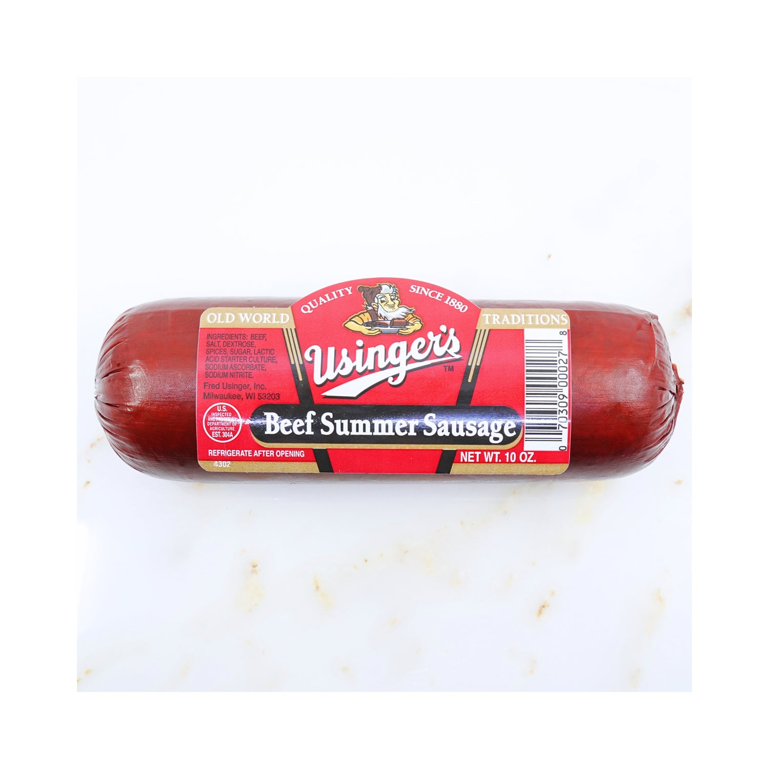 Usinger Beef Summer Sausage 10 oz