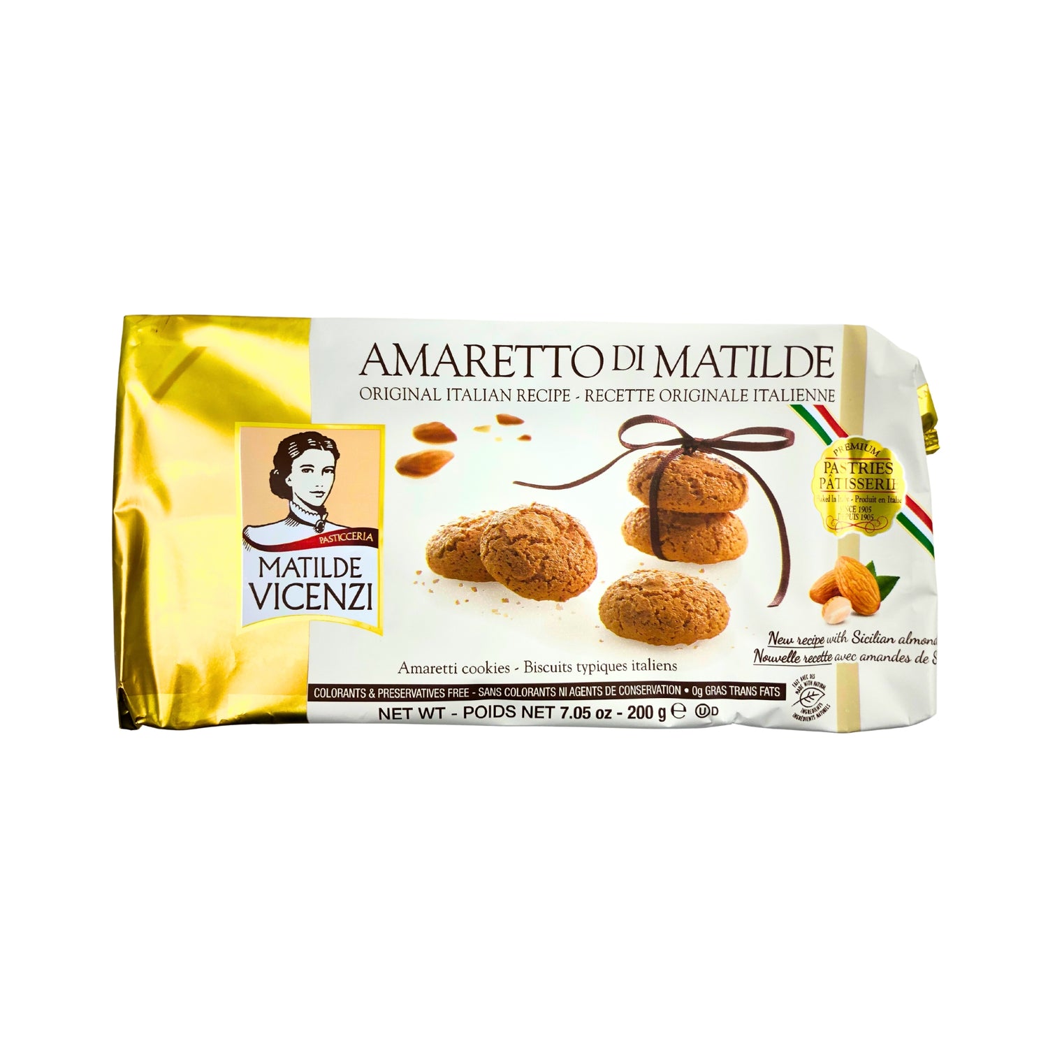 Vicenzi Macaroon Amaretto D'Italia  Cookie 6.17 Oz