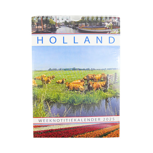 Holland 2025 Weekly Notation Calendar 52 pages