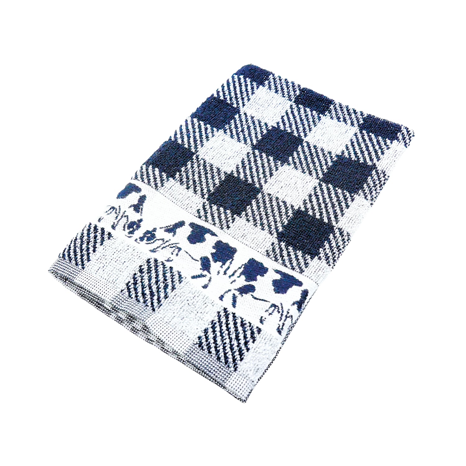 Twentse Black with Cows HAND towel  20x20 inch