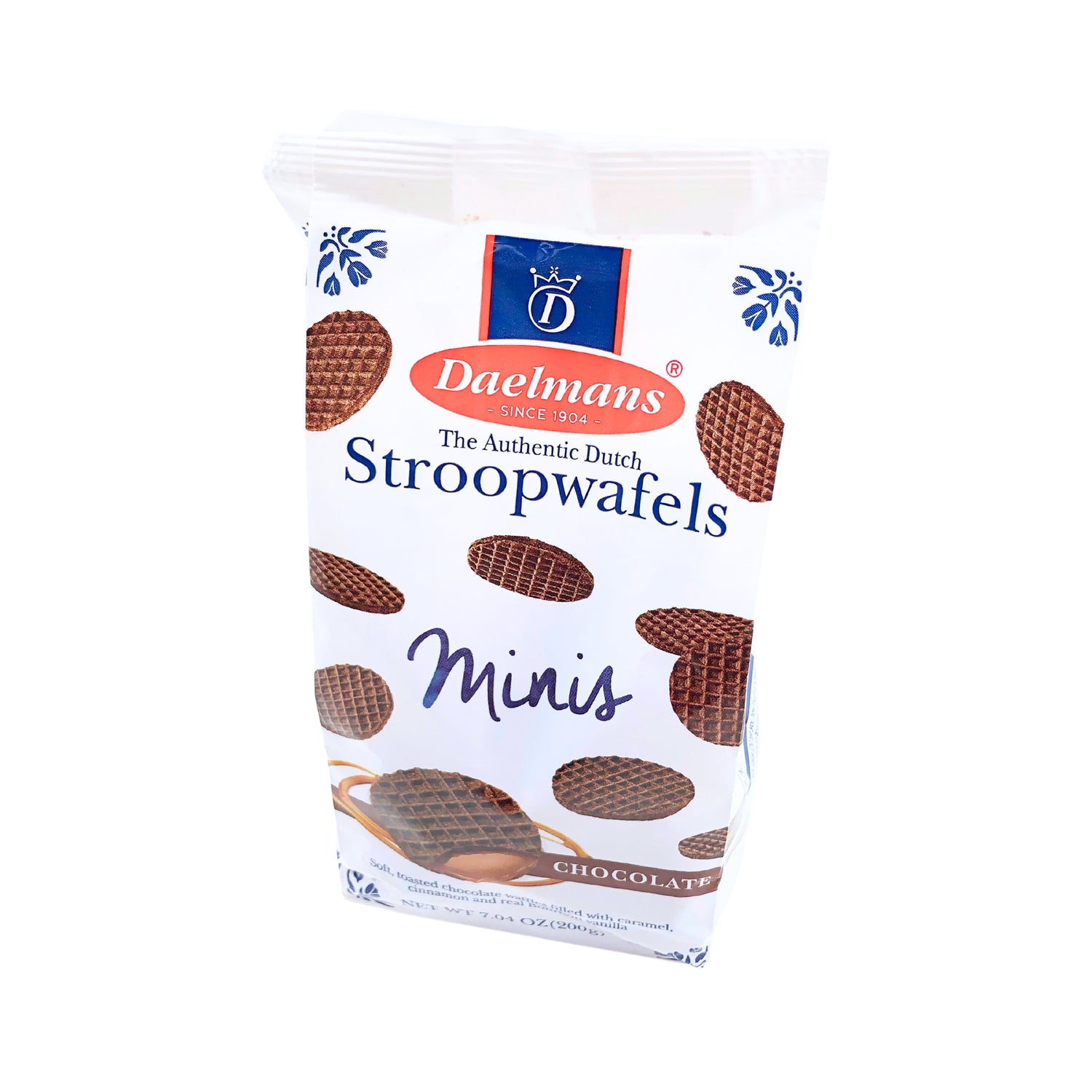 Daelmans Chocolate Mini Wafers Cello 7 Oz