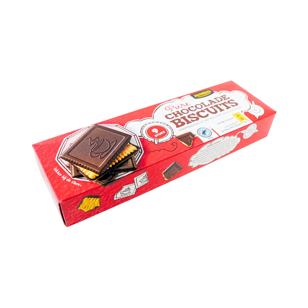 Jumbo Biscuits Dark Chocolate 4.4 oz