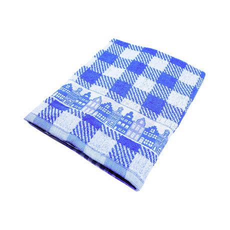 Twentse Blue with Canal Houses HAND Towel 20x20 inches