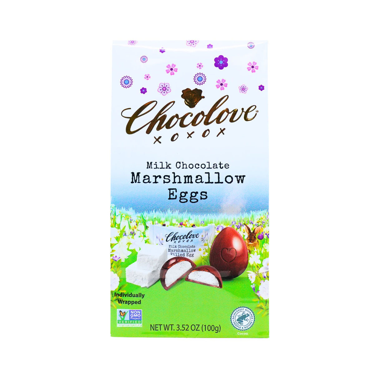 Chocolove Milk Chocolage Marshmallow Filled Eggs 3.5 oz