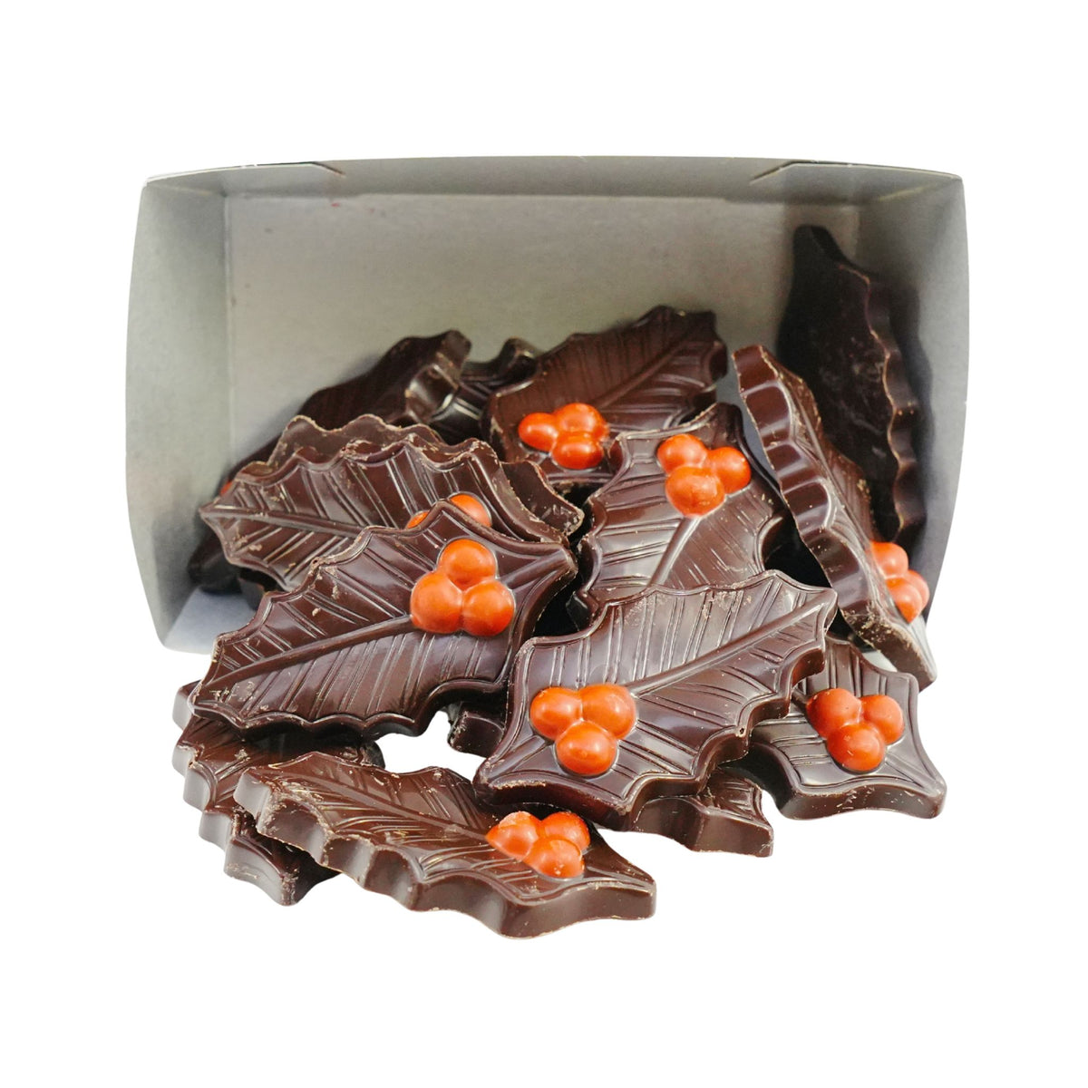 Martinez Dark Chocolate Holly Leaves 5 oz