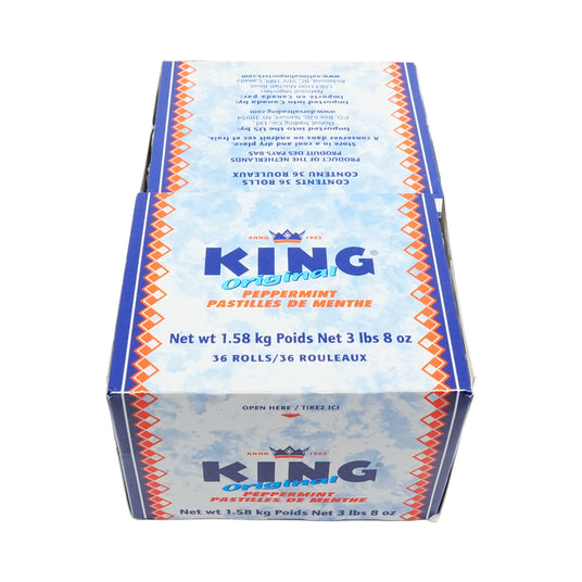 King Peppermint Rolls Box 36 ct