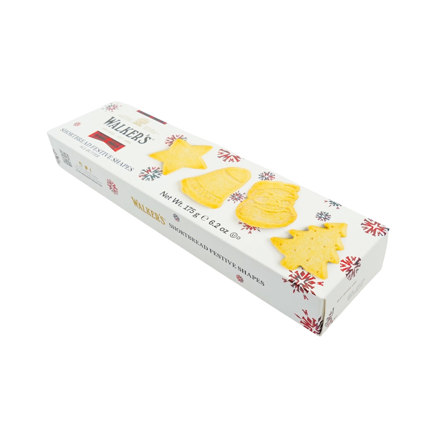 Walkers Festive Shapes Assorted  6.2 oz box