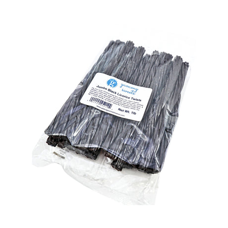 PGM Yummy Sweets Black  Jumbo Licorice Twist 1lb bag