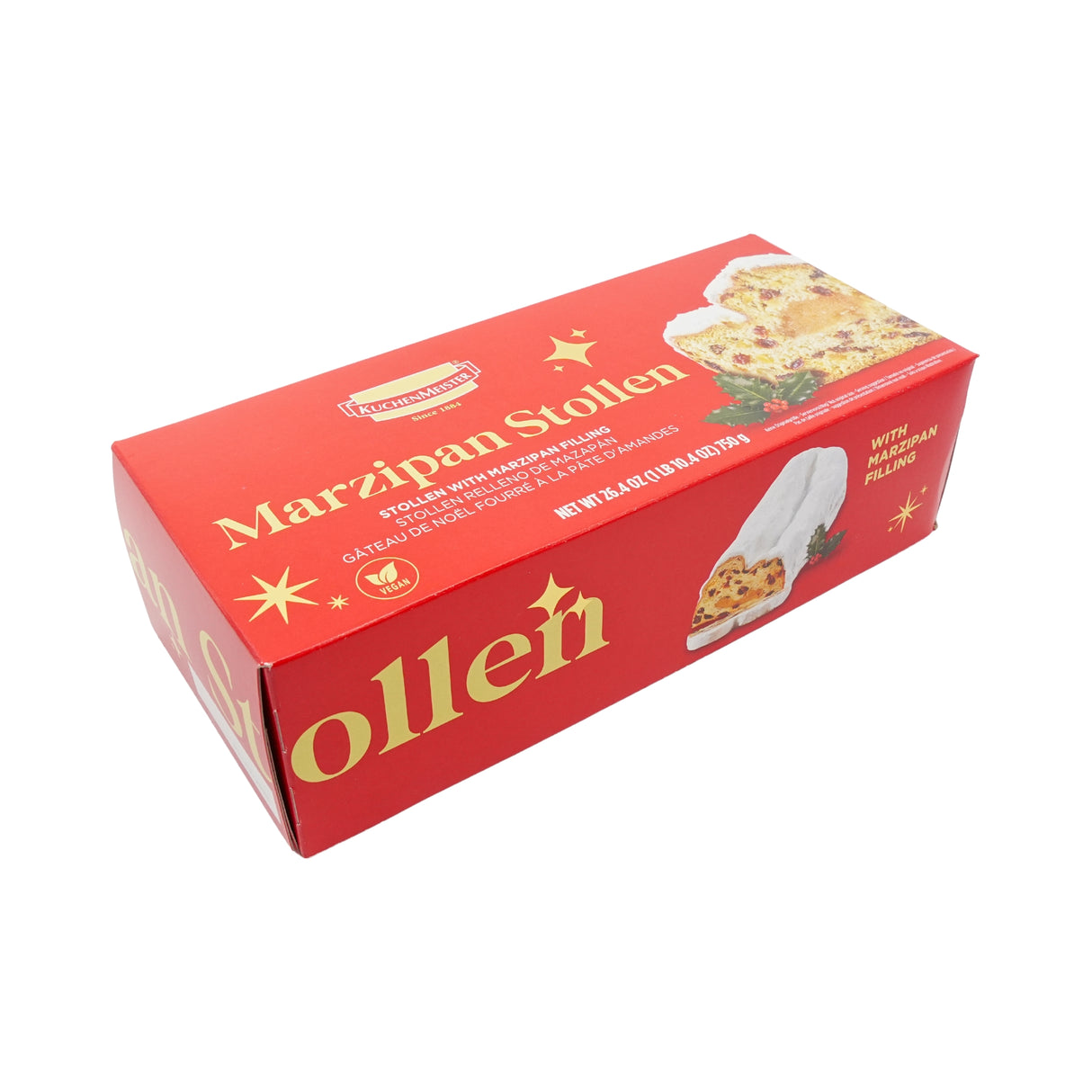 Kuchenmeister 26.4 oz Luxury Marzipan Stollen Box
