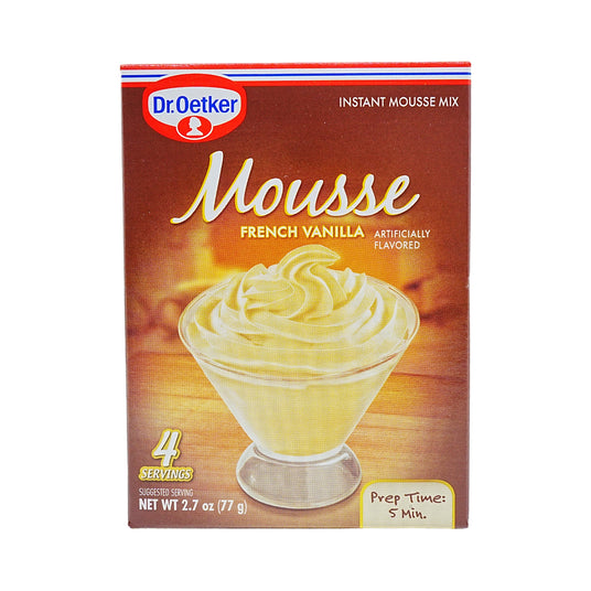 Dr Oetker French Vanilla Mousse 2.7 oz box