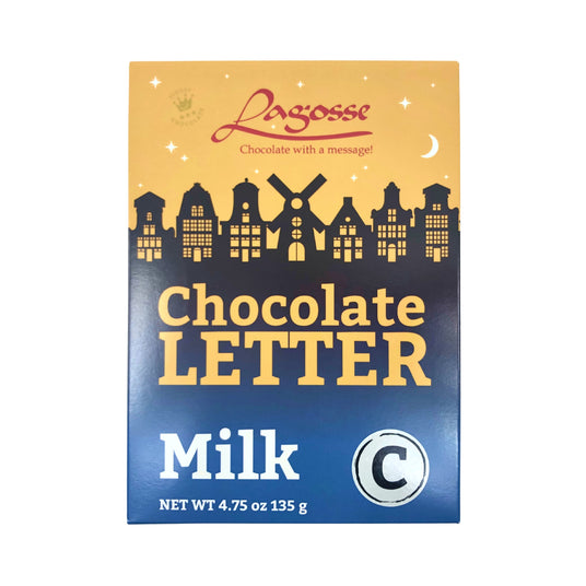 Lagosse Large Milk C Chocolate Letter 4.7oz