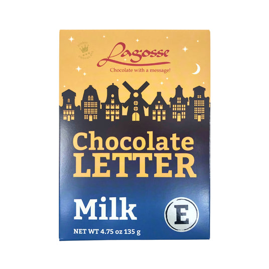 Lagosse Large Milk E Chocolate Letter 4.7oz