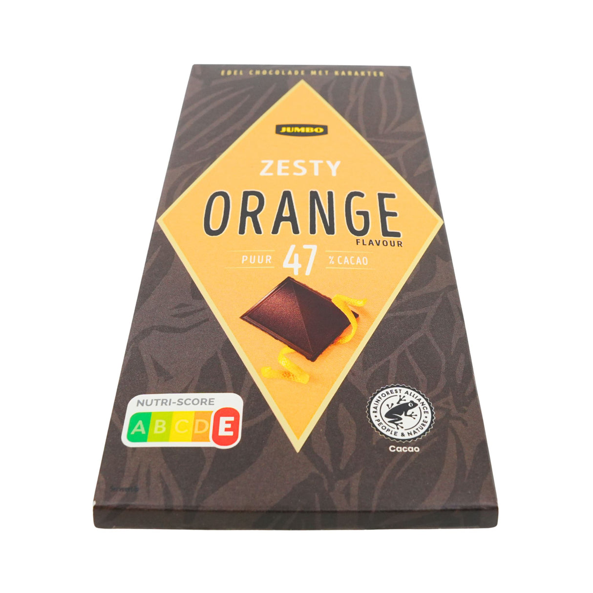 Jumbo Zesty Orange Dark Chocolate Bar 3.5oz 100 gr