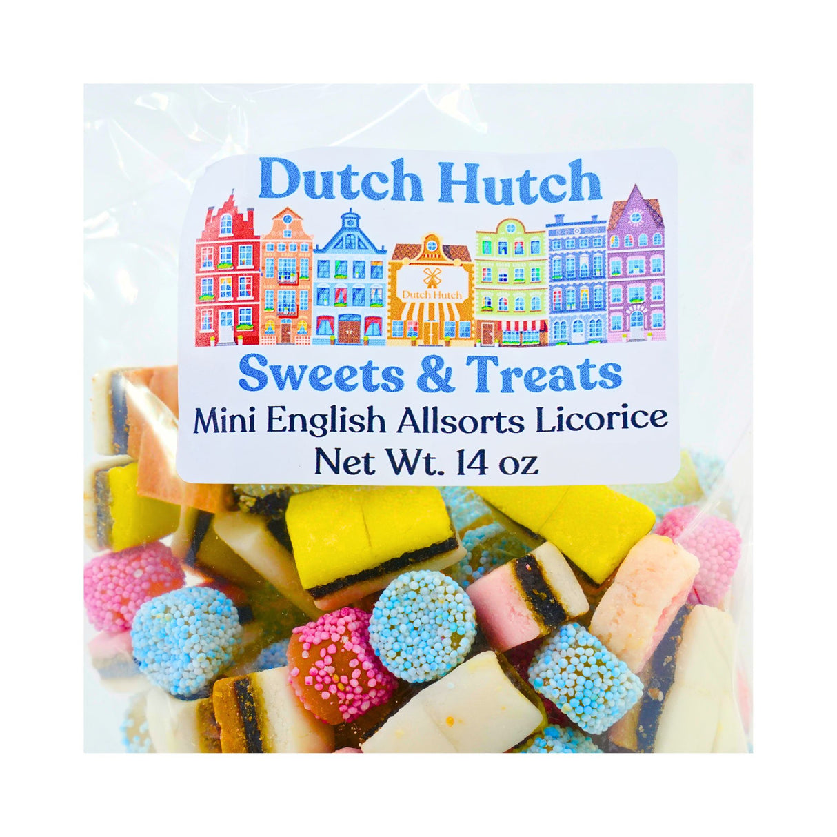 Dutch Hutch MINI English Allsorts 14 oz By Gustafs