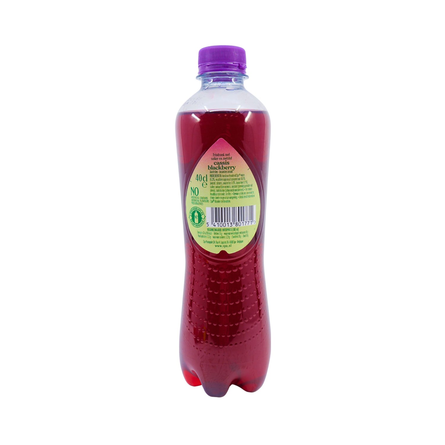 Spa Black Currant Sparkling Soda 400 ml 13.5 ounce bottle