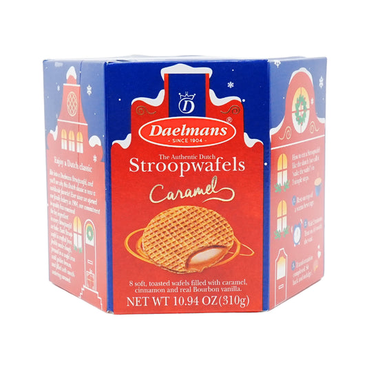 Daelmans Holiday Syrupwafer Hex 8.11 Oz Box