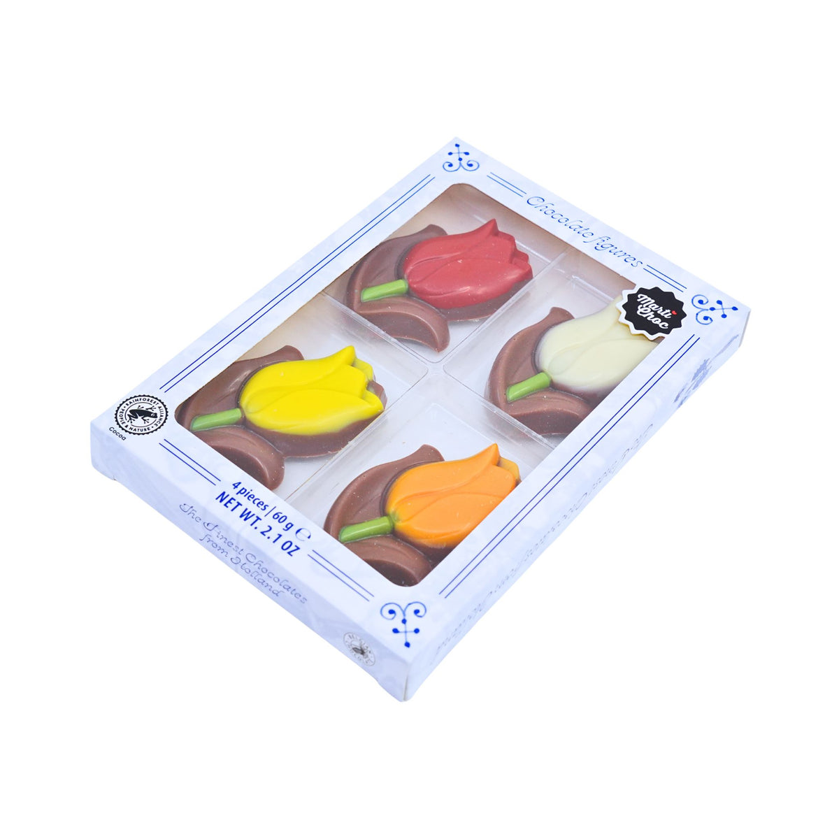 Martinez Milk Chocolate Tulips 2.1 Oz 4 ct box