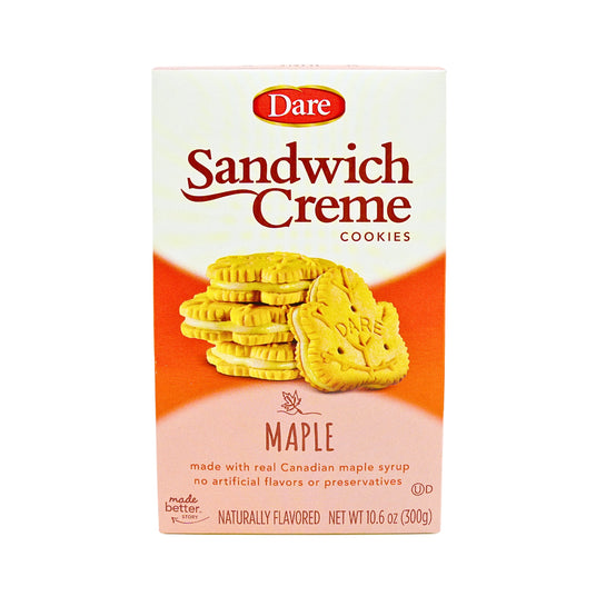 Dare Maple Leaf Creme Cookie 10 oz box
