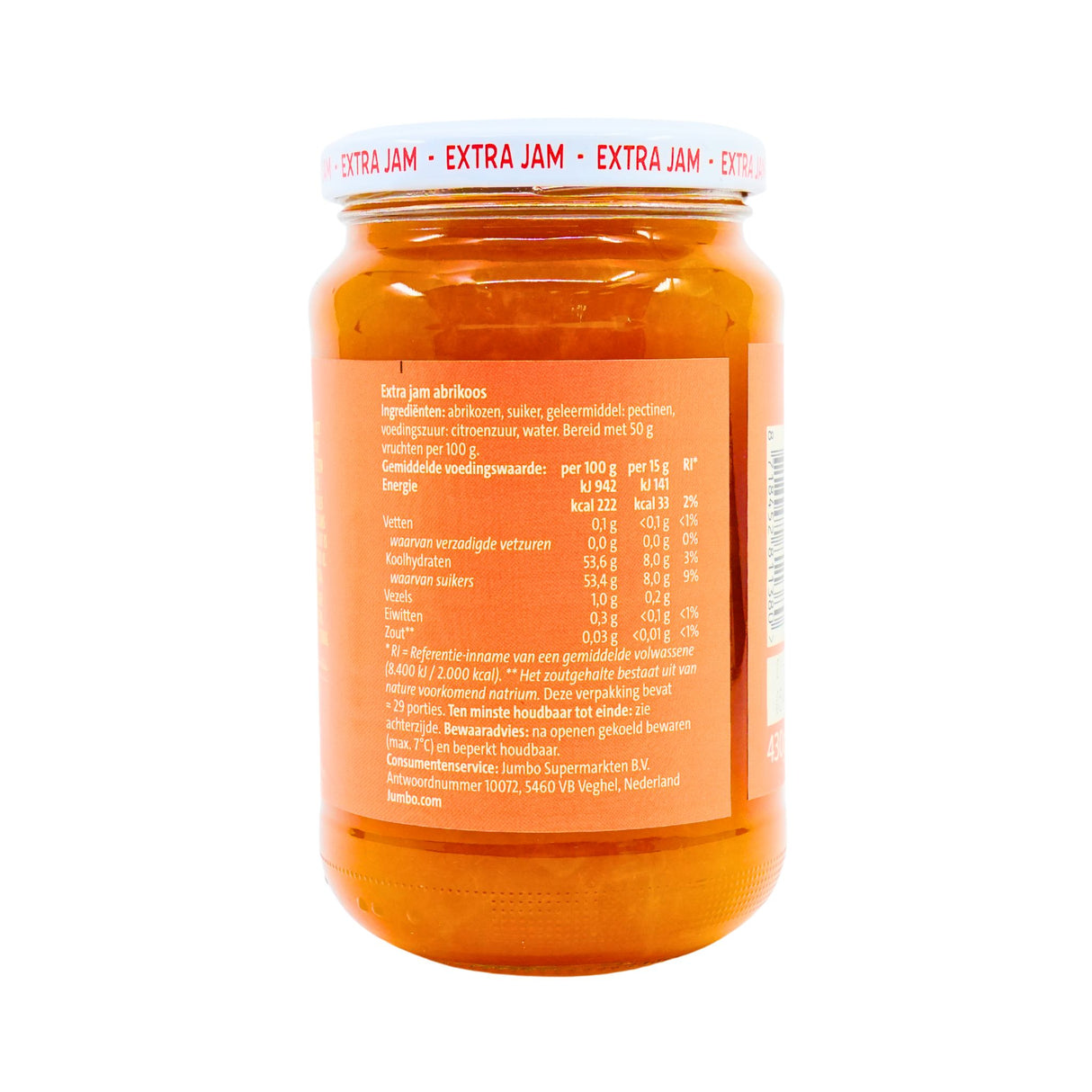 Jumbo Extra Jam Apricot 15 oz jar