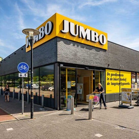 Dutch treats and coffee create a cozy moment, showing why Jumbo feels right at home at Peters Gourmet Market