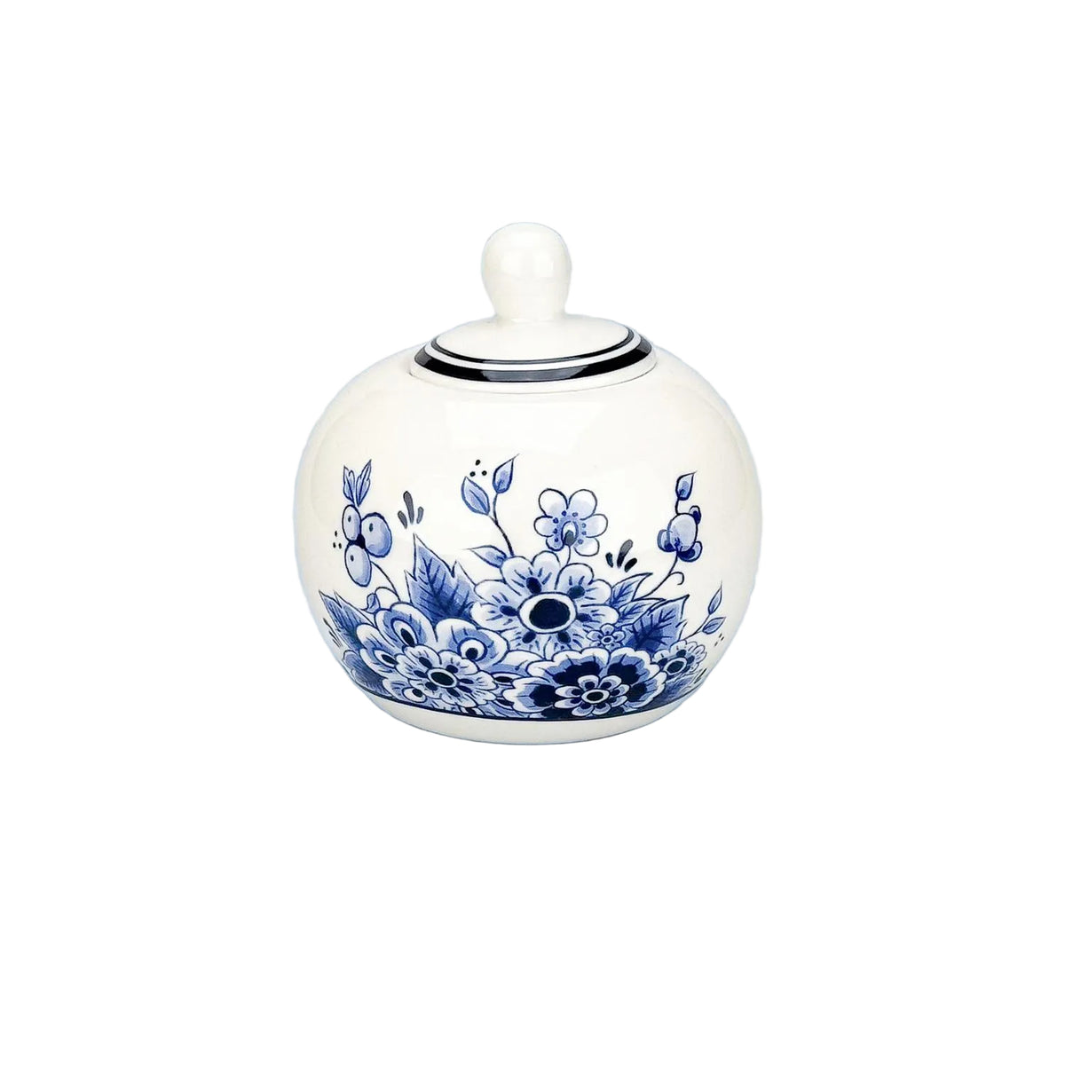 Delft Blue Ceramic Sugar Bowl